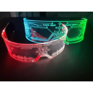 Christmas Disco LED Glasses for Halloween and Party