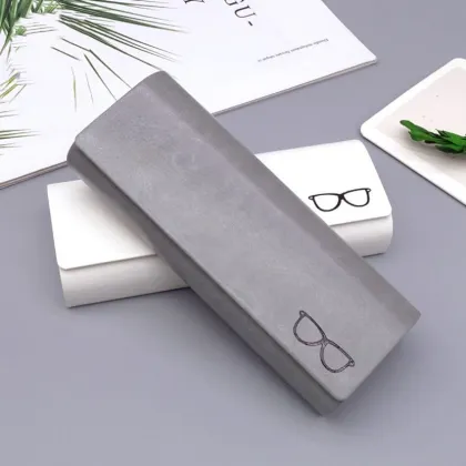 Vintage Fashion Myopia Sun Glasses Box - Portable Anti-Pressure Glasses Case for Men and Women