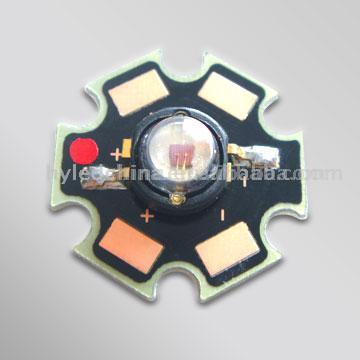 High Power1/2/3W LED (Lambertian B with PCB)