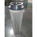 Metal pleated filter element