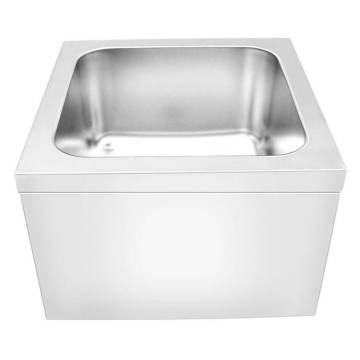 China Factory: Borong Berat Borong Berat Tugas Saiz Kadar Stainless Mop Basin Tenggelam Keluli Tahan Kaki Mop Pembersihan Bilik Mandi Tenggelam