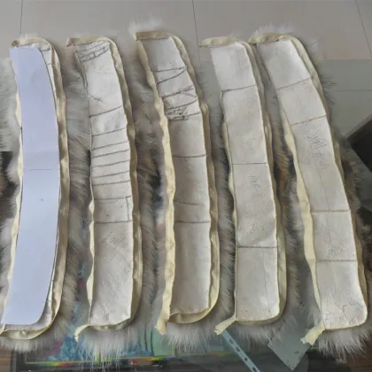 Custom real natural coyote fur trim coyote fur collar