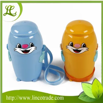 360ML Plastic Chicken Design Water Bottle With Straps