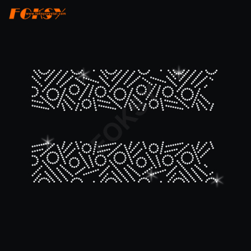 Gradient Lines Cheer Bow Rhinestone Designs