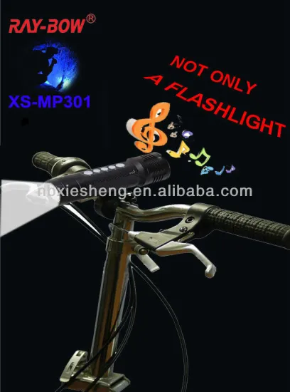 MP3 music flashlight nitecore flashlight