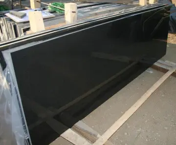 JK Polished Hebei Black/ Shanxi Black Granite Slabs