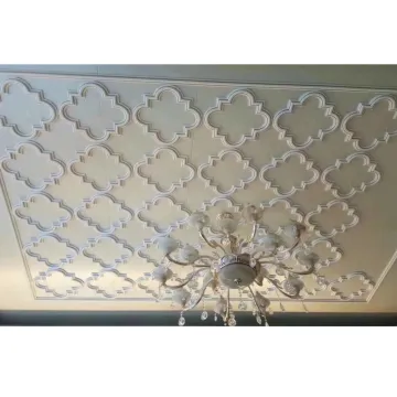 PU Foam Flexible Ceiling Mouldings for Banquet Mall Decorative Artistic False Ceilings