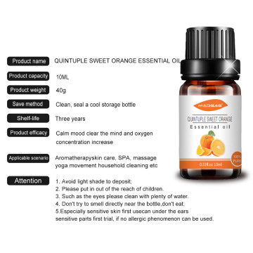 Factory supply wholesale sweet orange essential oil diffuser essential oil Bulk Food Grade shrinking Pores Firming Massage Oil