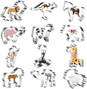 Stainless Steel Animal Biscuit Baking Molds - High Quality Variety Shapes