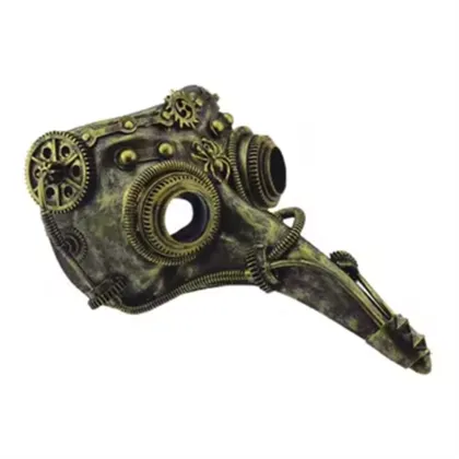 2025 Trending Cyborg Steampunk Plague Doctor Halloween Costume Props