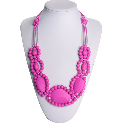 hot selling silicone baby teething necklace