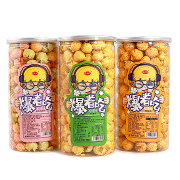 PopcornMidnight: Cream Caramel Popcorn 180g - The Must-Have Casual Snack for Movie Nights