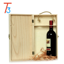 Pine Wooden Packaging Wine Crate Storage Box