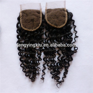 Unprocessed regular wawe deep wave loose wave human hair closure