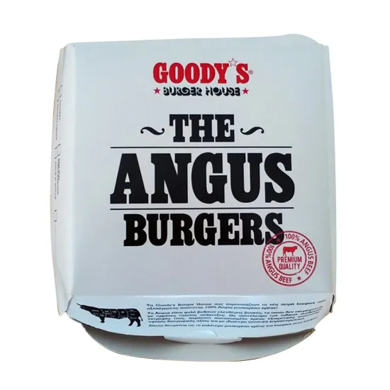 Compostable Paperboard Small Burger Box