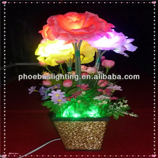 led reindeer indoor light led light decorative light flowerpot