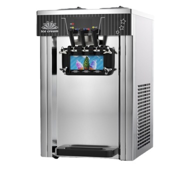 Automatic Small Horizontal Vertical Desktop Multi-Head Soft Ice Cream Machine for Milk Tea Shops