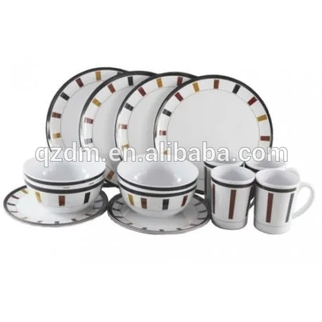 Elegance Melamine Dinner Set 16 Piece