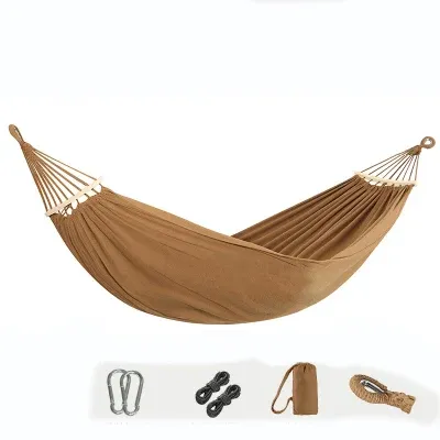 Outdoor Portable Cotton Hammock Camping Travel Hammock