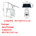 Cámara de panel solar CCTV para la seguridad del hogar