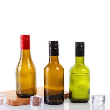 Bottiglia di vetro Bordeaux - bottiglia di vino rosso oliva marrone grande alla pancia scuro all'ingrosso