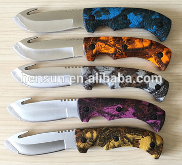 New Design Plastic Handle Hunting Knife