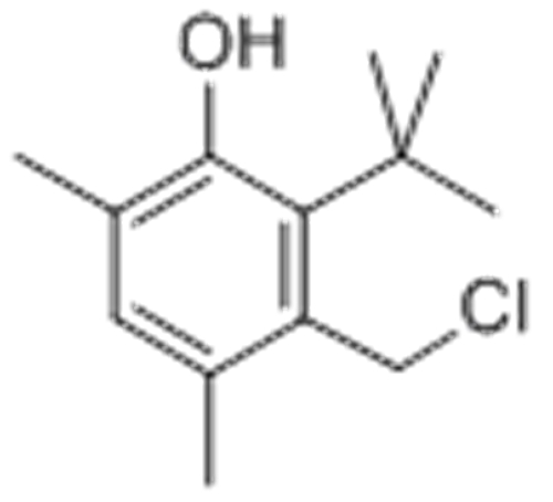 Phenol,3-(chloromethyl)-6-(1,1-dimethylethyl)-2,4-dimethyl- CAS 23500-79-0