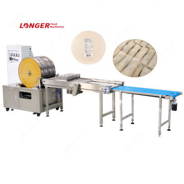 High Efficiency Automatic Lumpia and Injera Sheet Maker