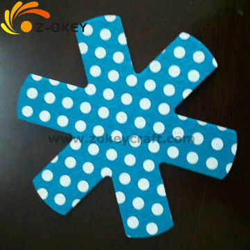 2014 Pan Protectors pot protector in blue trivet holder