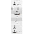 Electric fan chandelier imported simple ceiling fan