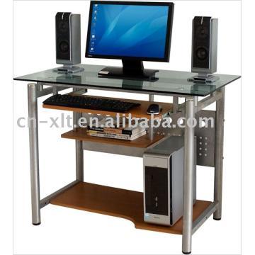 leedon C-59 glass desktop computer table