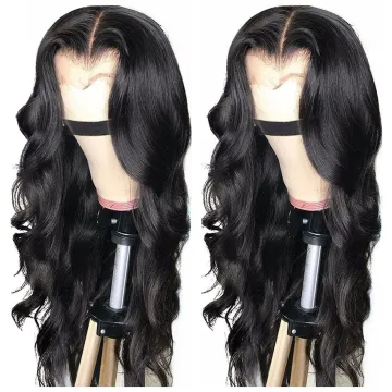 China Vendor Wholesale Virgin Brazilian HD Full Lace Frontal Wigs Natural Transparent Lace Front Human Hair Wig for Black Women