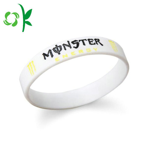 Engraved Silicone Bracelets Bright Green Best Blank Silicone Create Custom Bracelet Manufactory