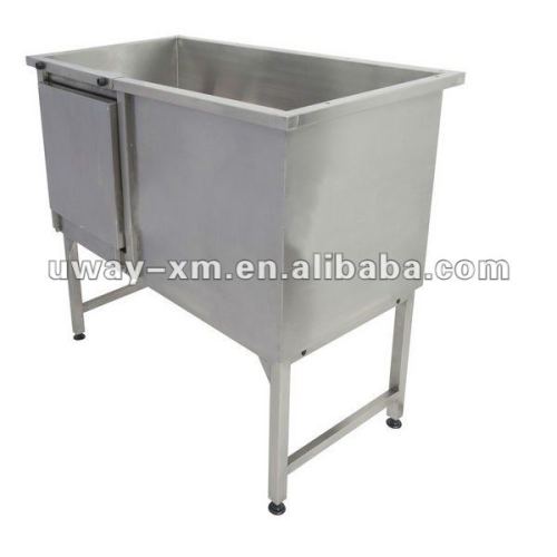 Stainless Steel Dog Bathtub with door