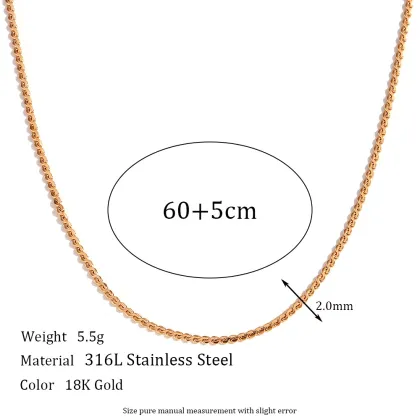 Stainless Steel 1.8mm S Chain Bracelet Necklace - New Arrival Fine Jewelry Accessories