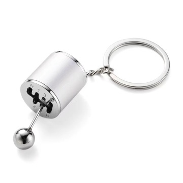 En gros de la voiture de vitesse shift créatif Charmes Keychain Manual Transmission Lever Metal Gear Head Boîte de vitesses Keychain