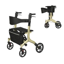 Hochleistungs-Aluminium-Rollator-Mobilität hilft mit breiter Sitz