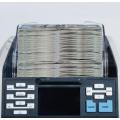 Two pockets banknote currency counter and sorter