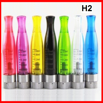 China Supplier distributor H2 Atomizer clearomizer dual coil for ecigator ecig for sale