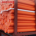 DIA15-600mm HDPE-500 Varilla Naranja para fabricación