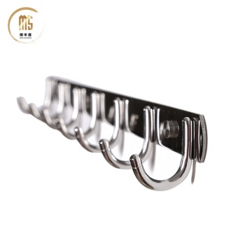 Metal Over Door Coat Hanger with 7 Hooks for Bedroom, Bathroom, and Kitchen