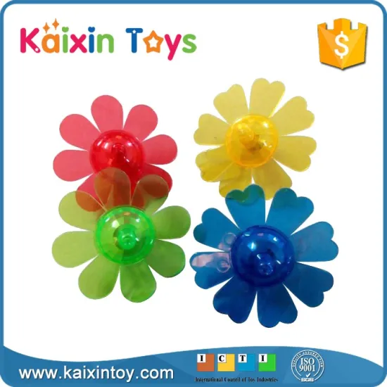 China Toy Manufacturer Plastic Small Spinning Top With Light