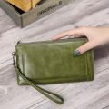 Luxury genuine leather wallet for women