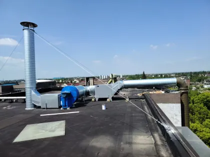 Compact Centrifugal Exhaust Fan with Smart Airflow Control