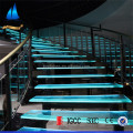 Custom Triple Laminated Glass Staircase Treads Panels