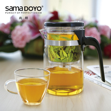 500ml High Borosilicate Glass Tea Pots/Teacups with Infuser/Strainer/Filter Free Samples Provided