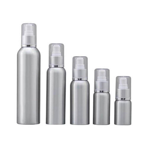 Bouteille de pompe à lotion cosmétique Impression personnalisée en aluminium