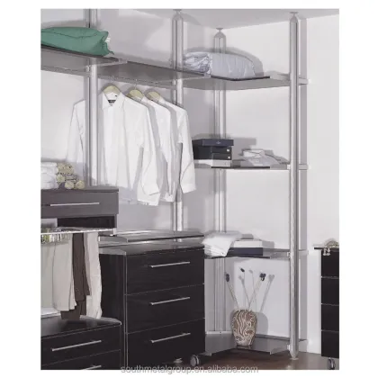 Aluminum Alloy Frame Cloakroom Wardrobe