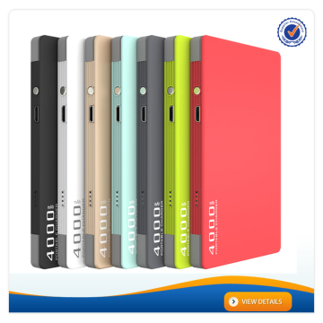 AWC621 4000mAh 3.7v Mobile Phone Battery Credit Card Size All in One Mobile Phone Charger Dual Charger