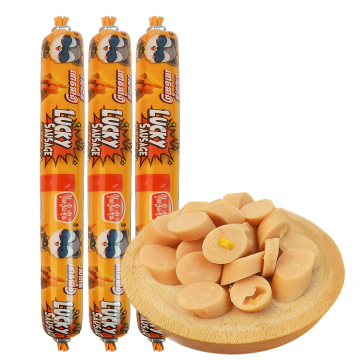 Chinese Delicious Halal Foods: Pizza and Sandwich Accessories with Sweet Corn Flavor Chicken, Ham, and Sausages